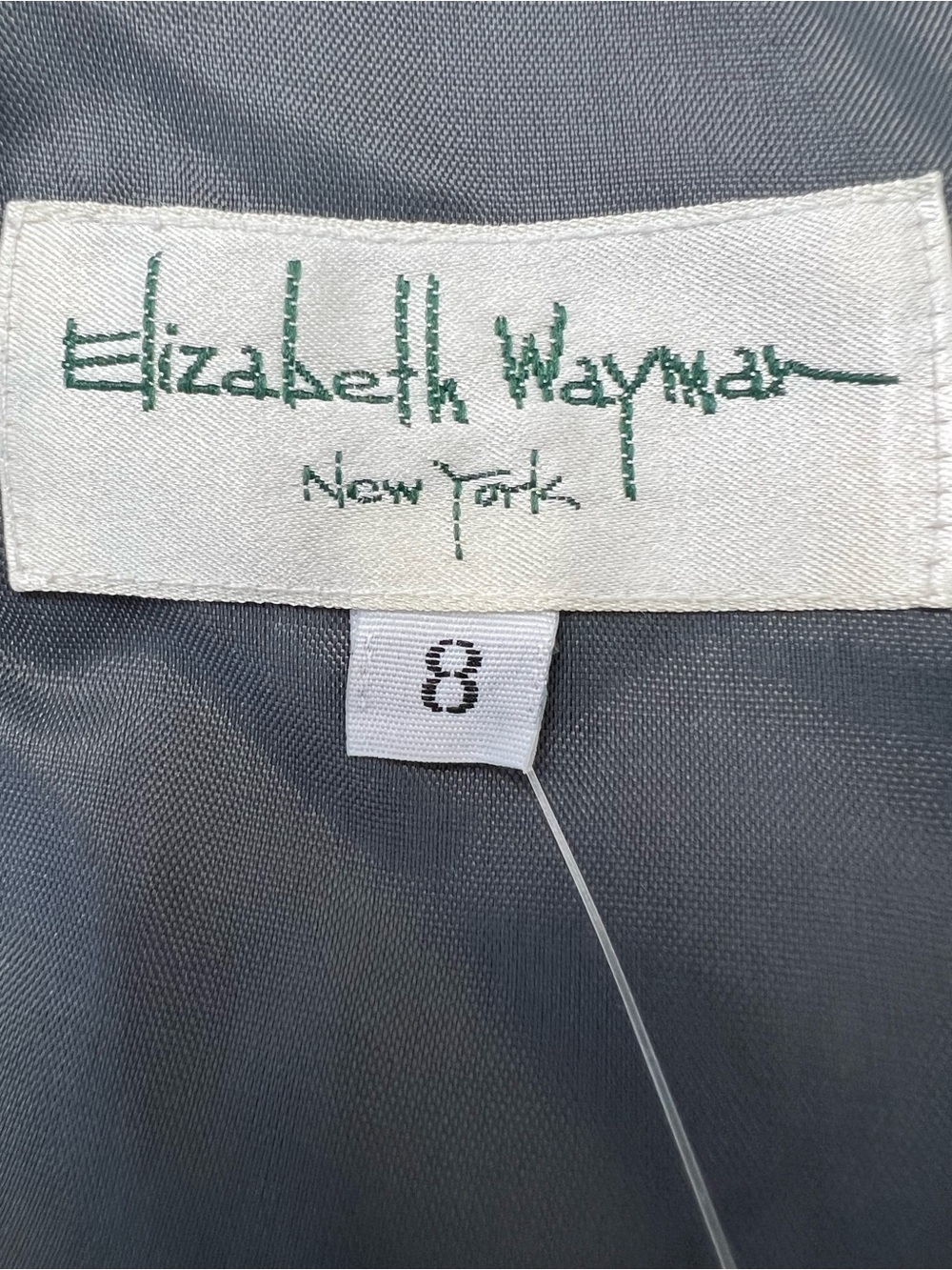 Elizabeth Wayman New York Gray Silk Quilted Sundress - Picture 4 of 16
